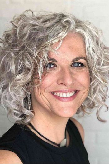 Curly Bob Hairstyles For Women Over 40